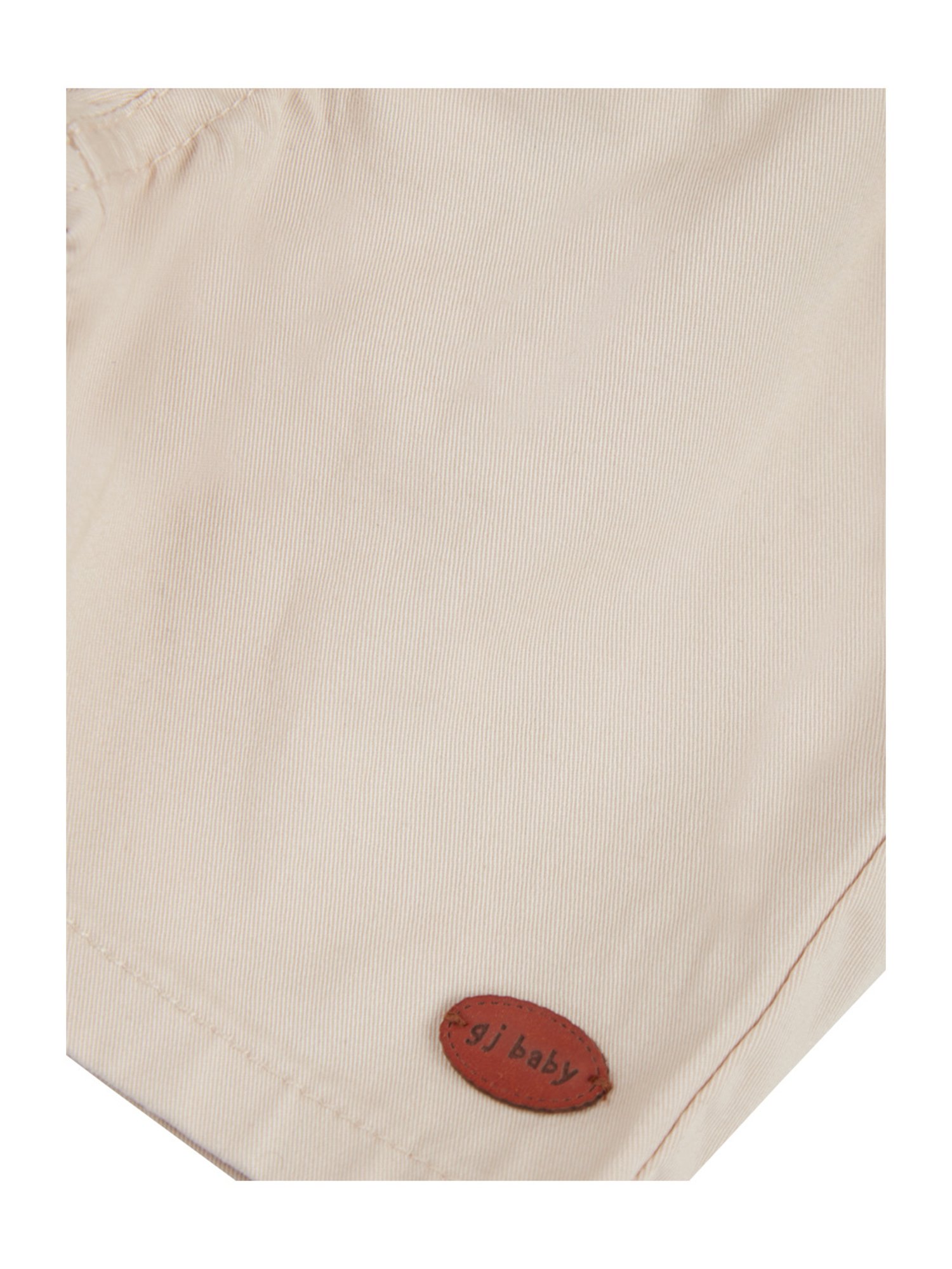 GJ baby Beige Solid Bermuda