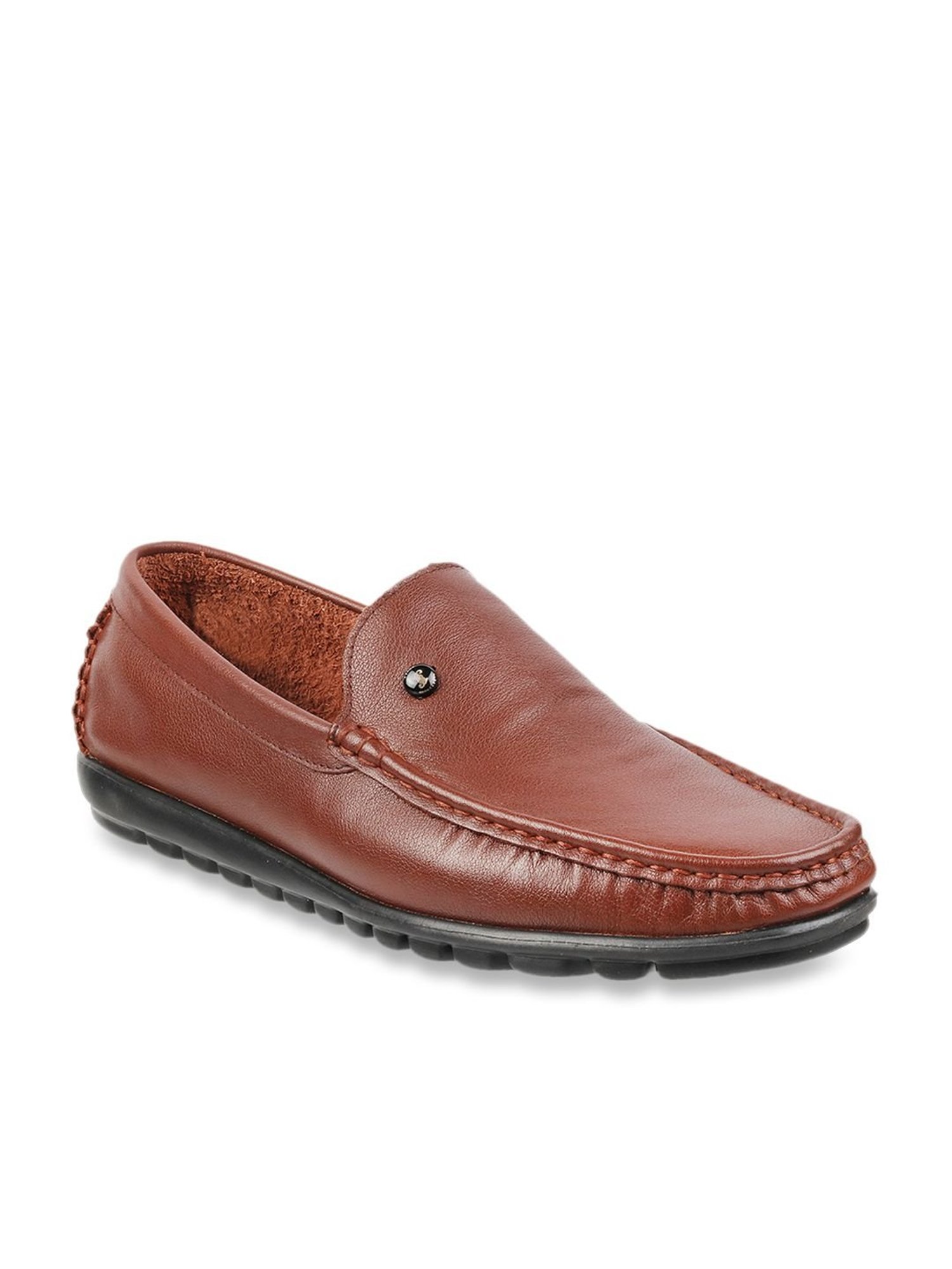 J. Fontini by Mochi Brown Casual Loafers