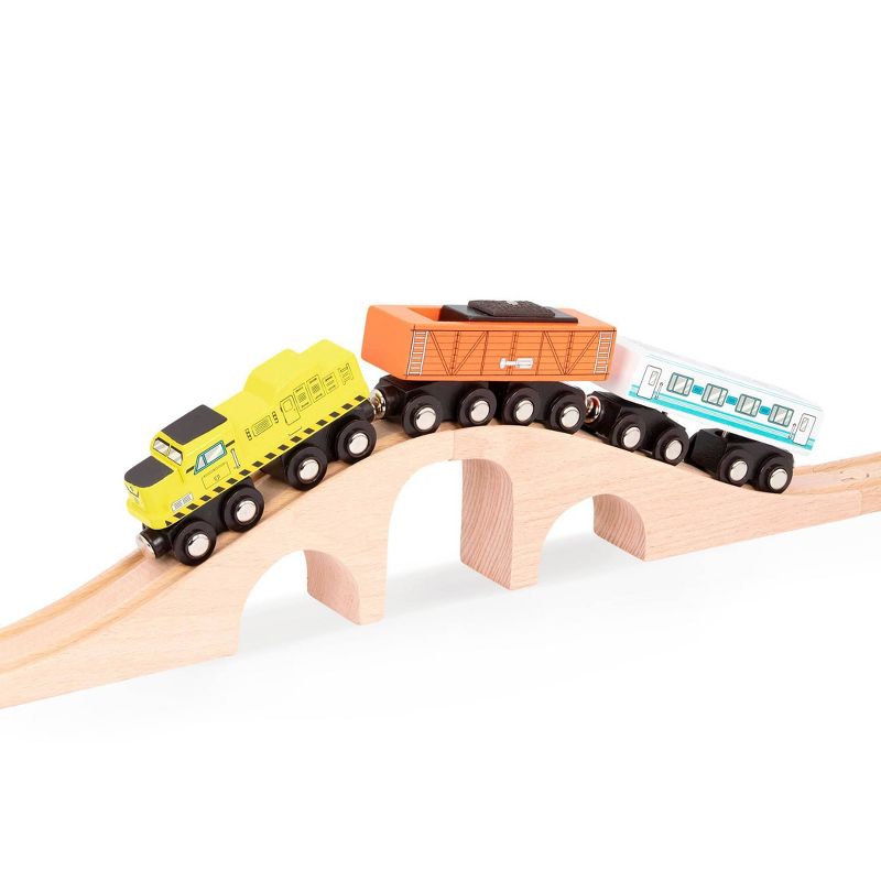B. Toys Wooden Train - 1pc - Wood & Wheels - 1 of 12 SURPRISE!