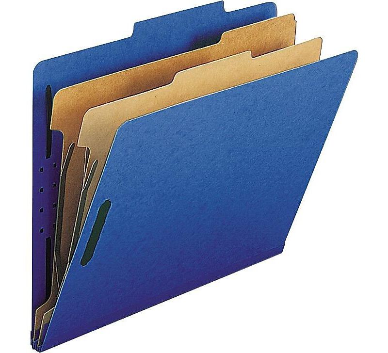 Nature Saver Classification Folders 2"Exp. 2 Dvdrs Letter 10/BX DBE SP17207