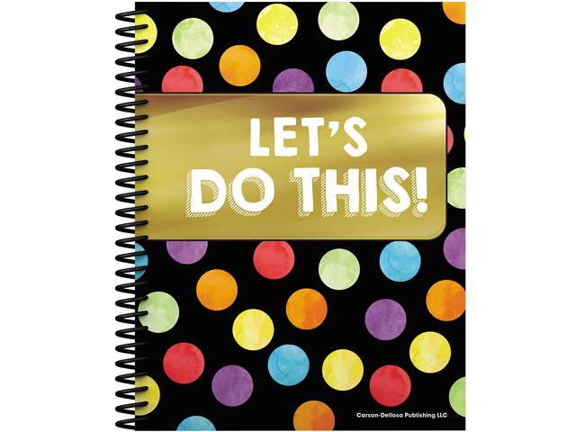 Teacher Planners, 8.5" X 11", Black, 105000