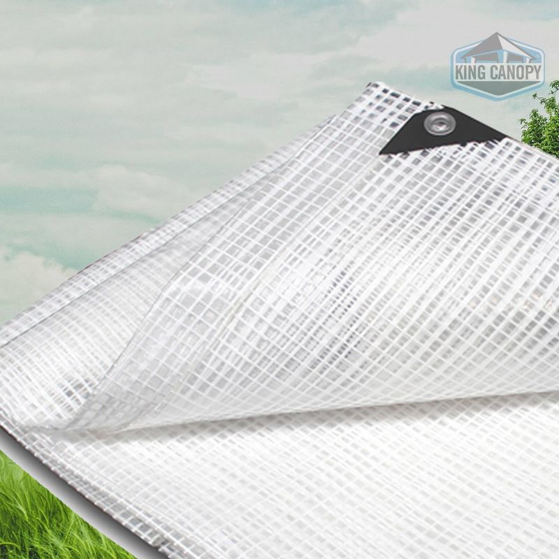 King Canopy 20'x20' Clear Poly Tarp