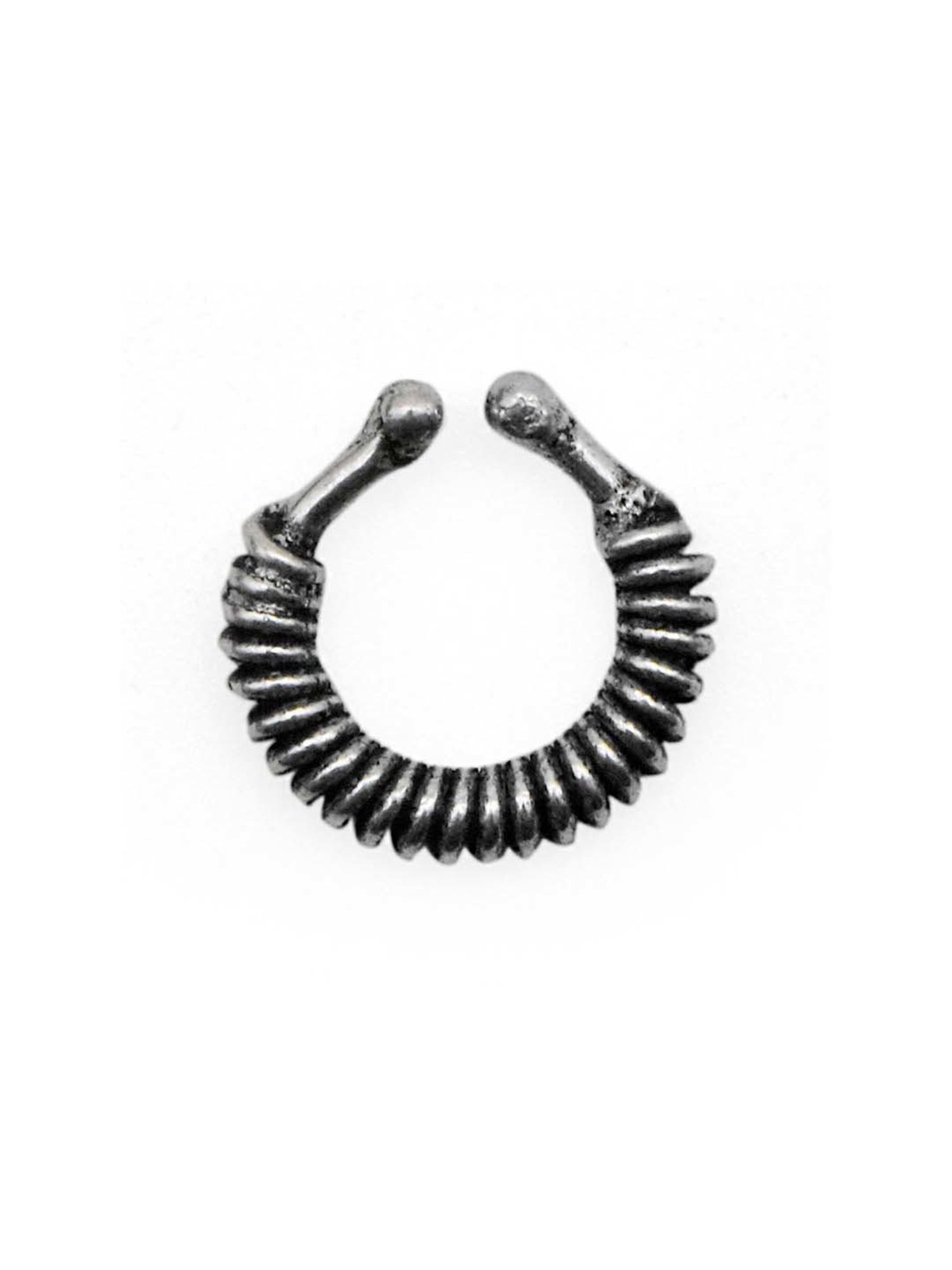 Teejh Mahi Silver Septum Ring