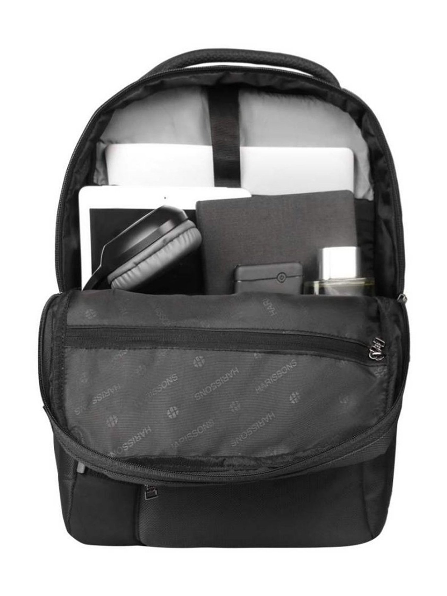 Harissons Hilux Black Medium Laptop Backpack - 23 Ltrs