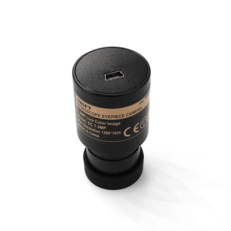 13 Megapixel Digital Camera for Microscopes Eyepiece Mount USB 20 Connection Color Photography and Video Windows and Mac Compatible