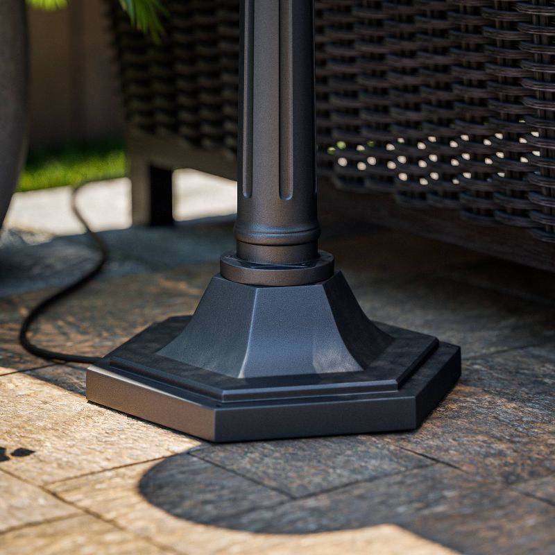 Outdoor Lantern Kenroy Black Aluminum