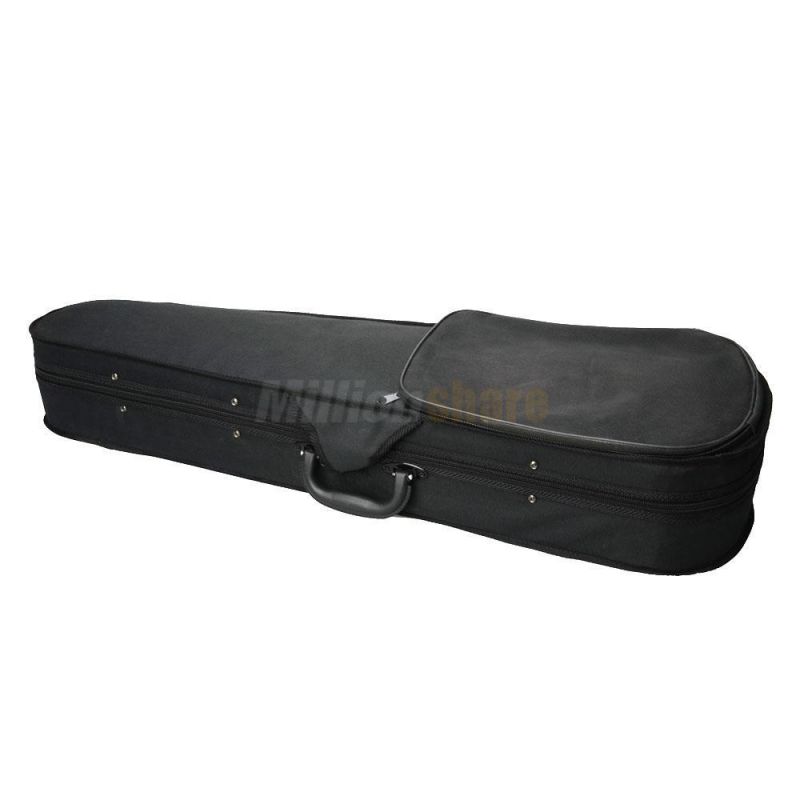 New Popular 4/4 Cloth Fluff Triangle Shape Silver Gray Violin Case