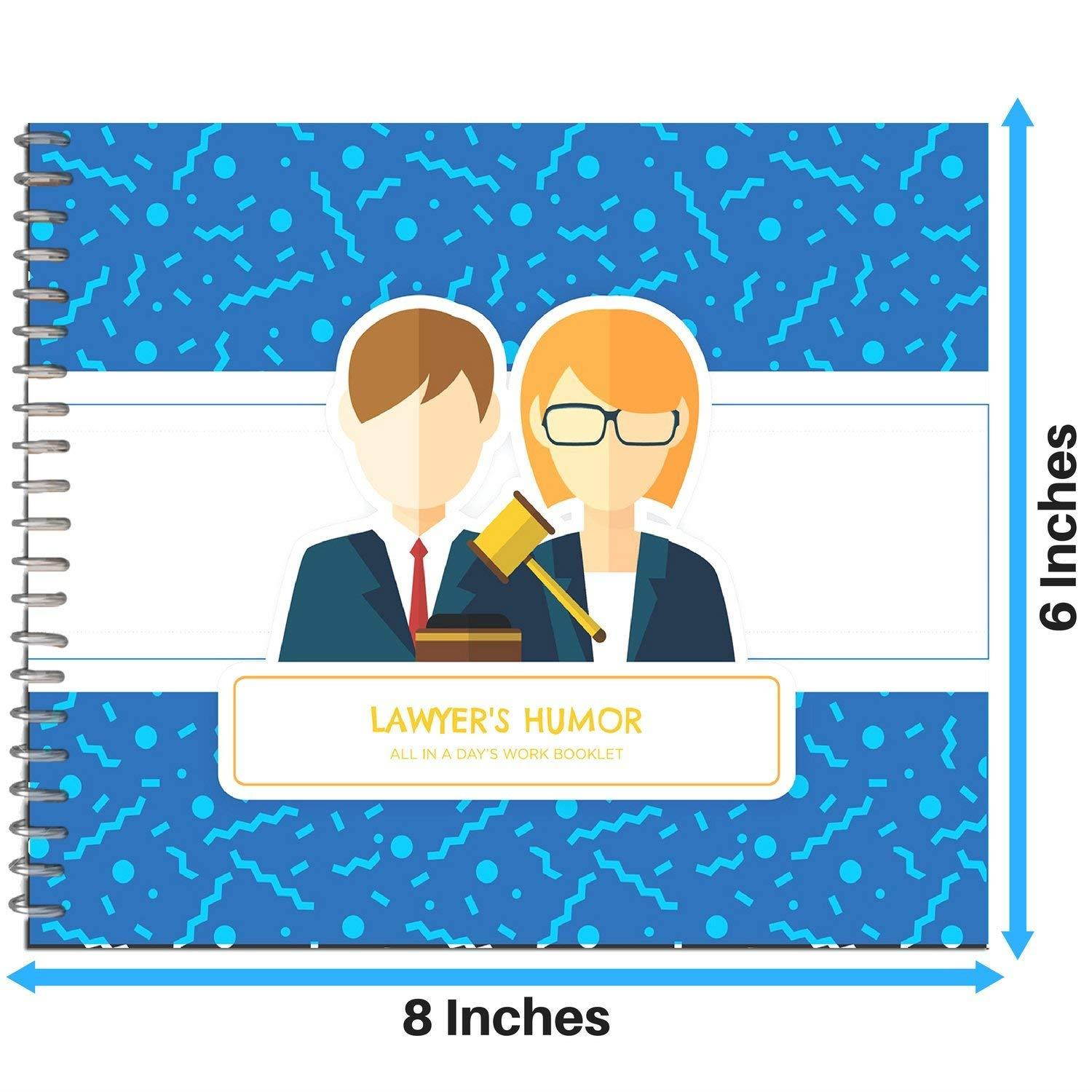 Lawyer Gift - The Perfect Present for Your Favorite Attorney, Litigator, Judge, Prosecutor, Law Student, Advocate, Jurist, Defender or Notary - Includes Stickers and a Matching Card