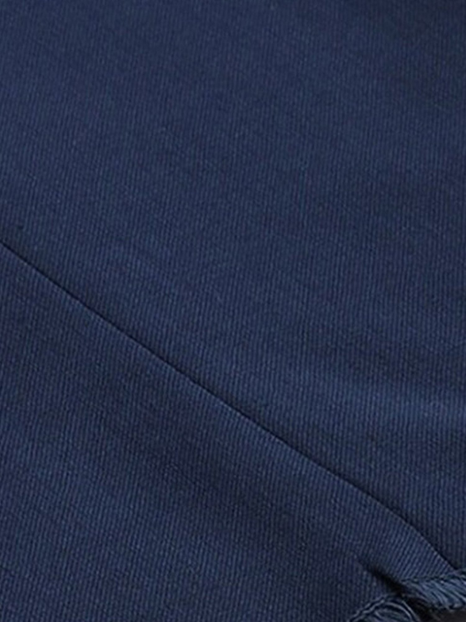Luxure By Louis Philippe Navy  Slim Fit Trousers