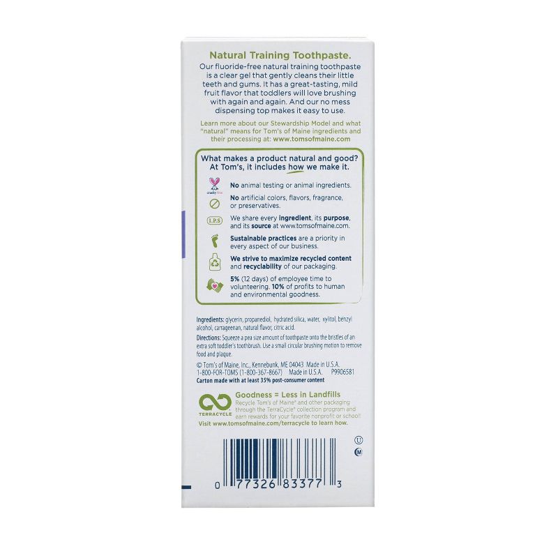 Tom's Of Maine Luminous White Toothpaste Clean Mint - 4oz/3pk