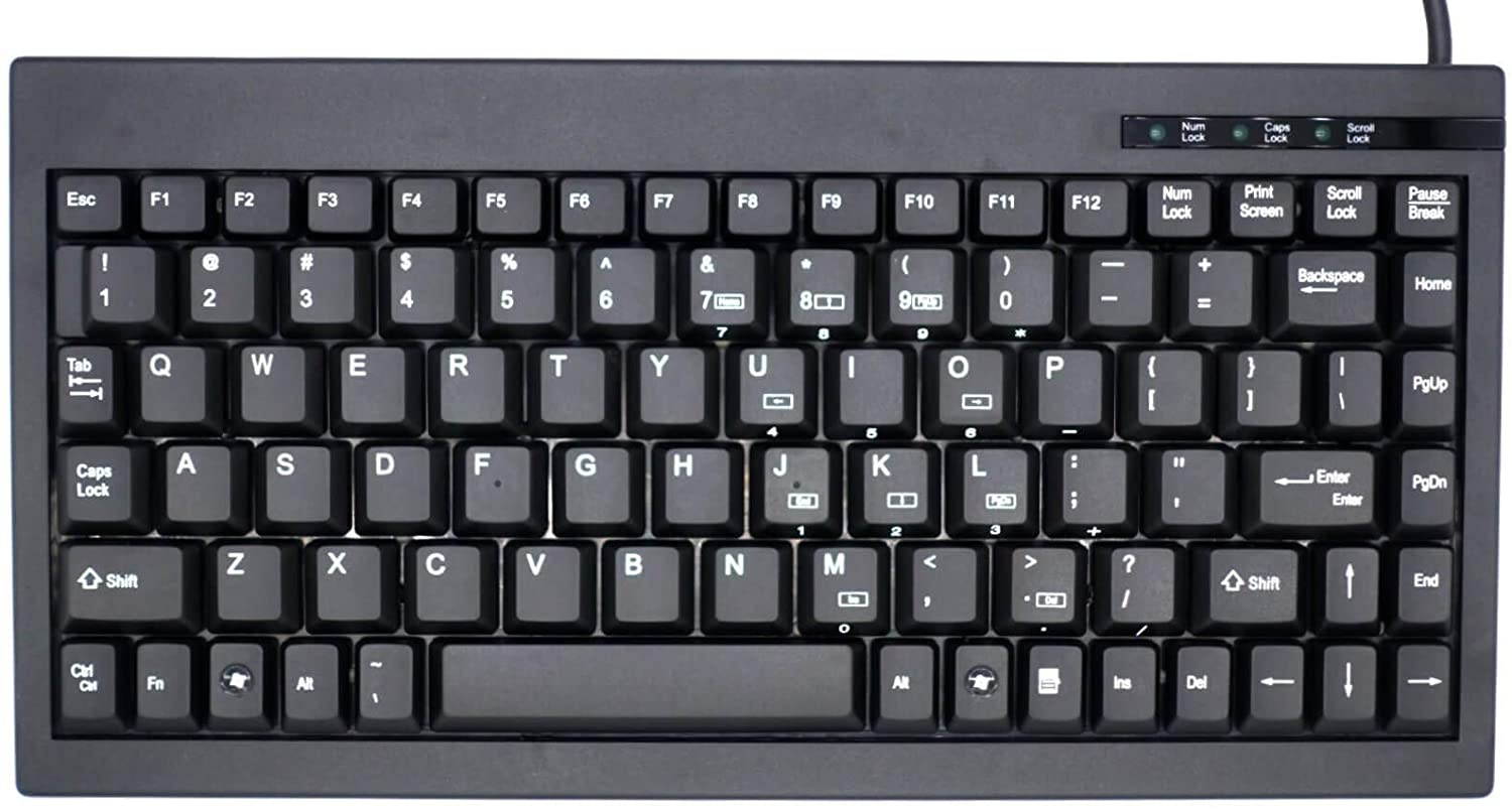 Solidtek Mini Keyboard KB-595BU - Keyboard (J70575) Category: Standard Keyboards