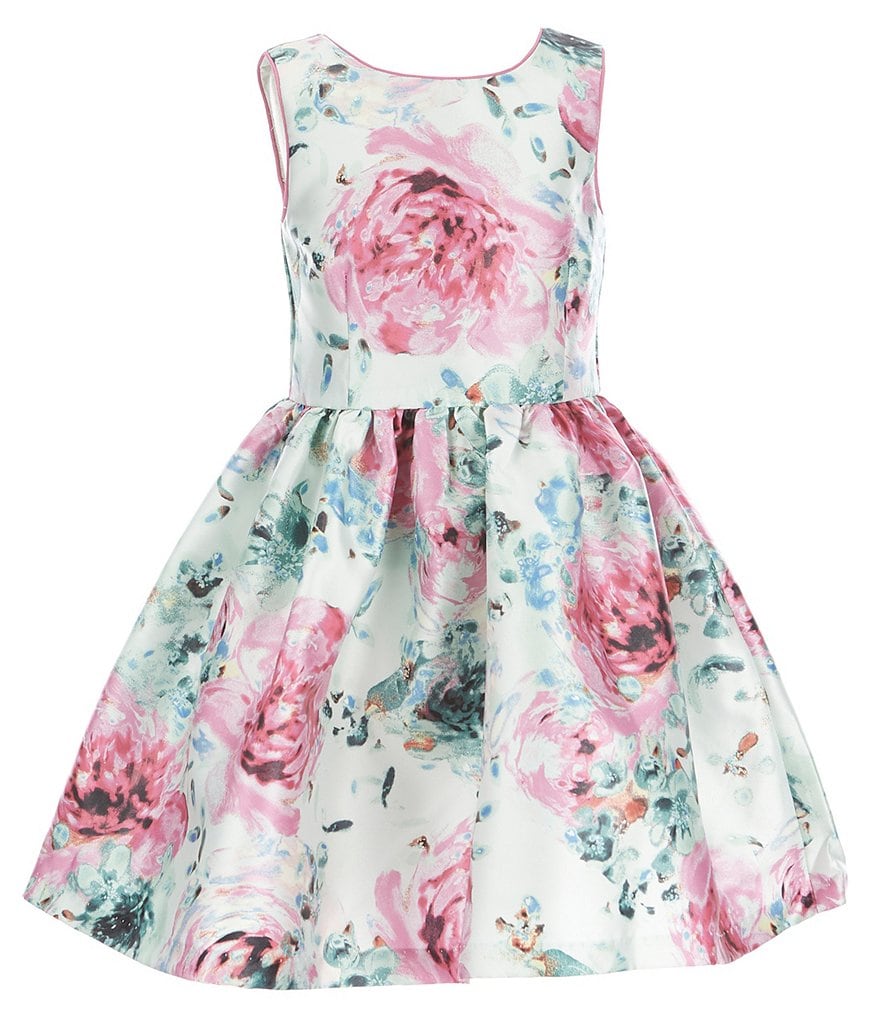 Zunie Little Girls 2T-6X Unicorn Sequin/Rainbow Tutu Dress