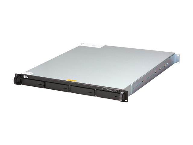 SANS DIGITAL EliteRAID ER104UT+B 1U 4 Bay USB 3.0 / eSATA Hardware RAID 5 Rackmount (Black)