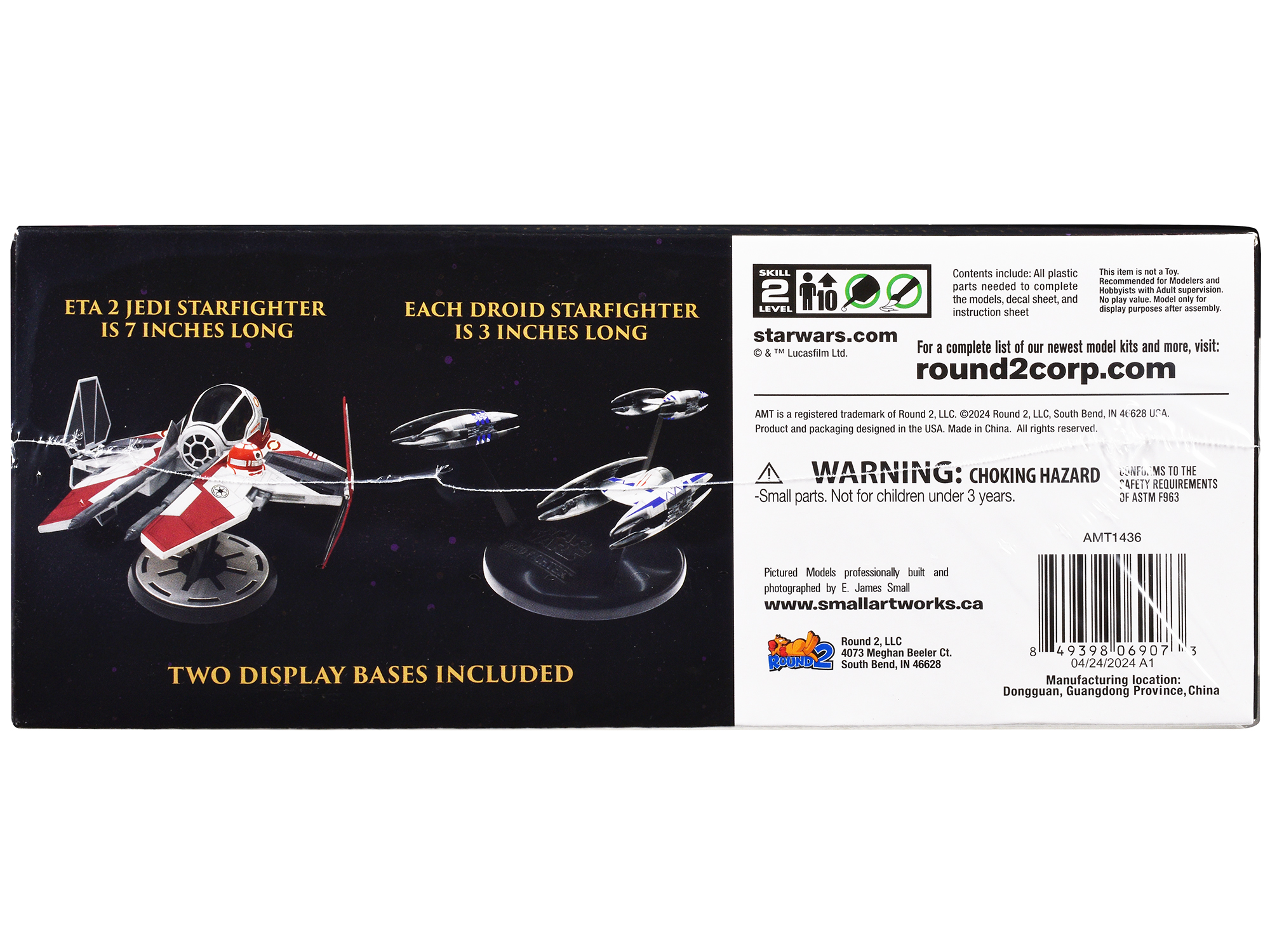 Skill 2 Model Kit U.S.S. Enterprise NCC-1701 Refit Starship "Star Trek" 1/537 Scale Model by AMT