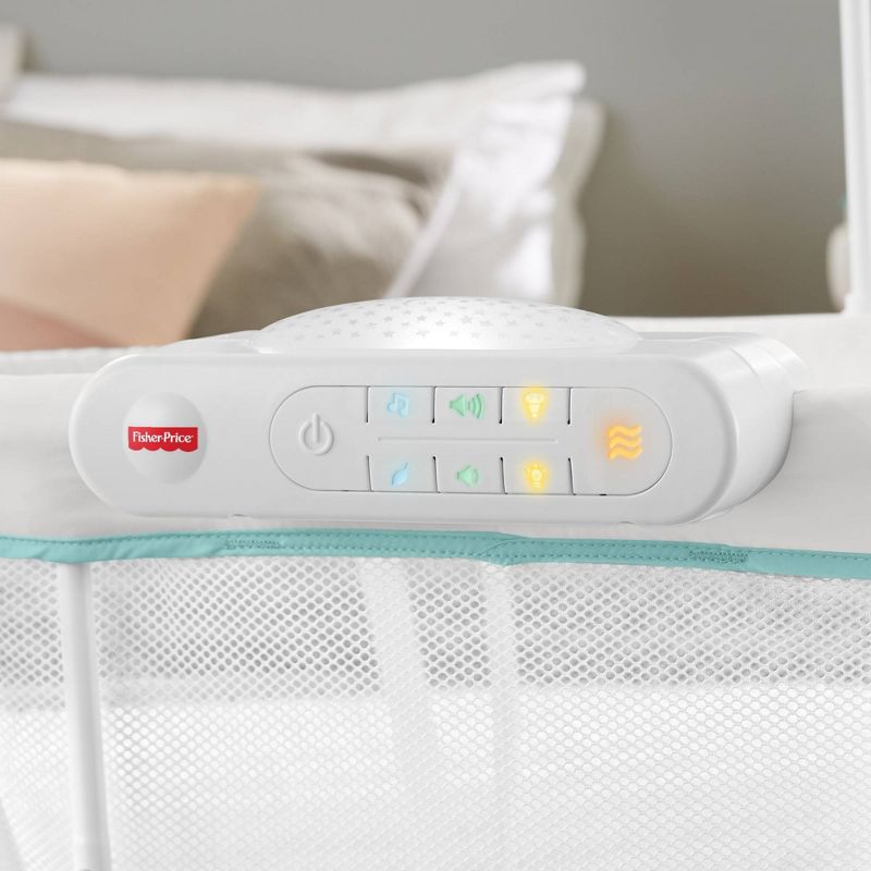 Simmons Kids' Silent Auto Gliding Deluxe Bassinet - Embossed Paisley