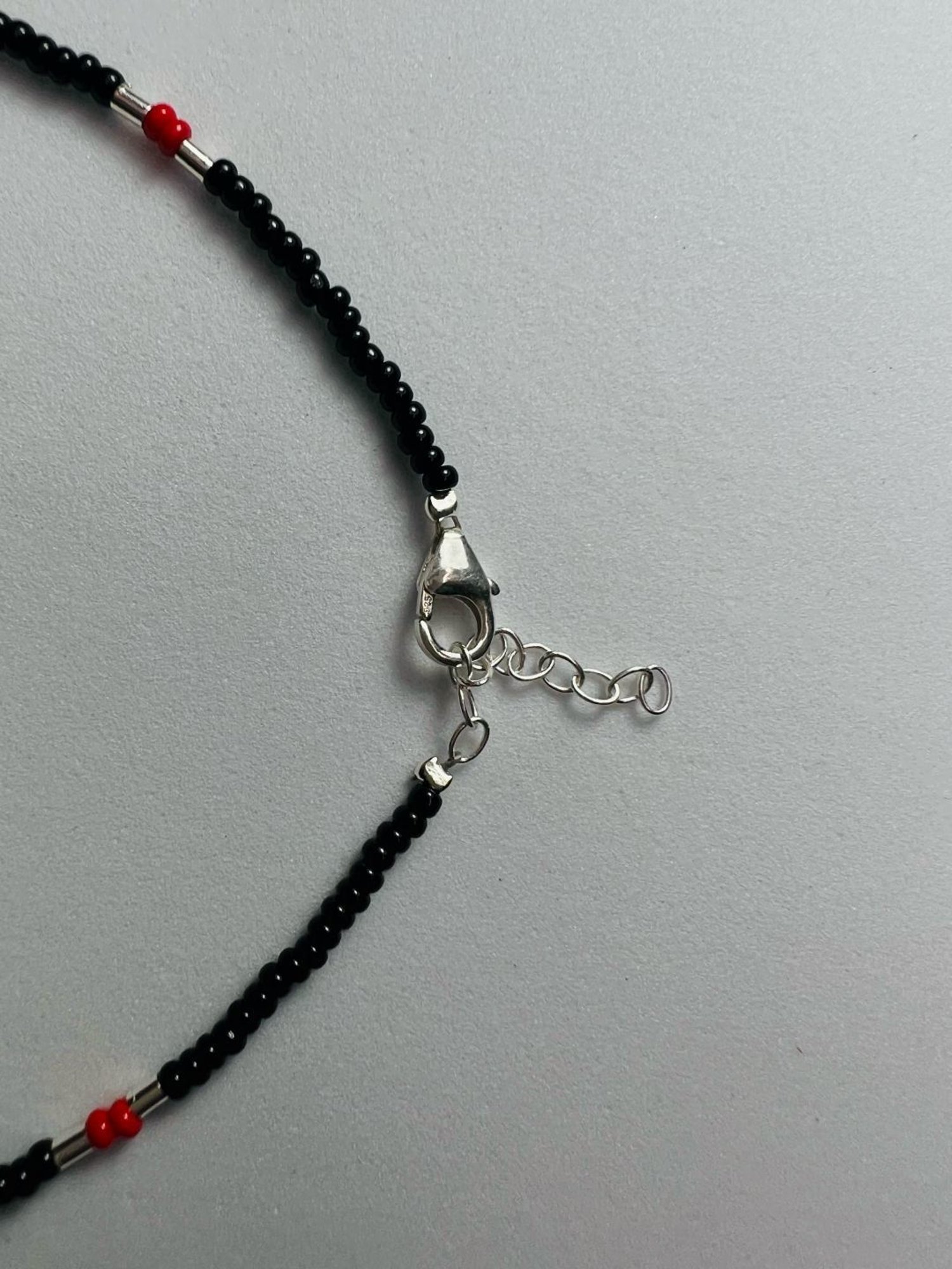 Arte Jewels 925 Sterling Silver Black Beads Evil Eye Anklet for Women & Girls (Single Anklet)