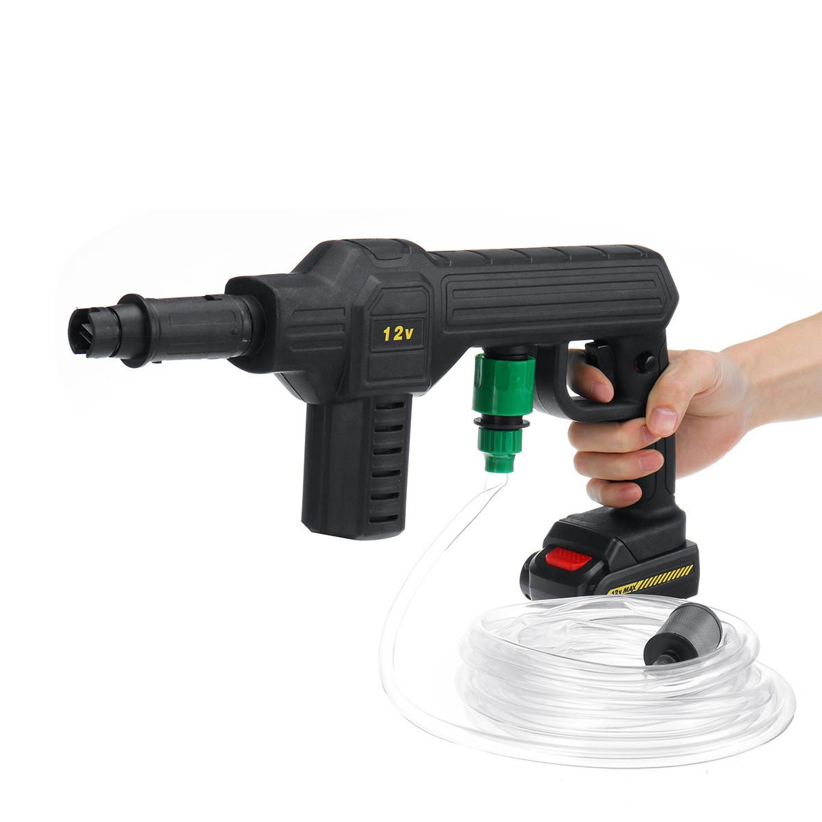 12V High Pressure Cordless Car Washer Washing Spray Guns Water Cleaner With 1/2pcs Battery-Type 1