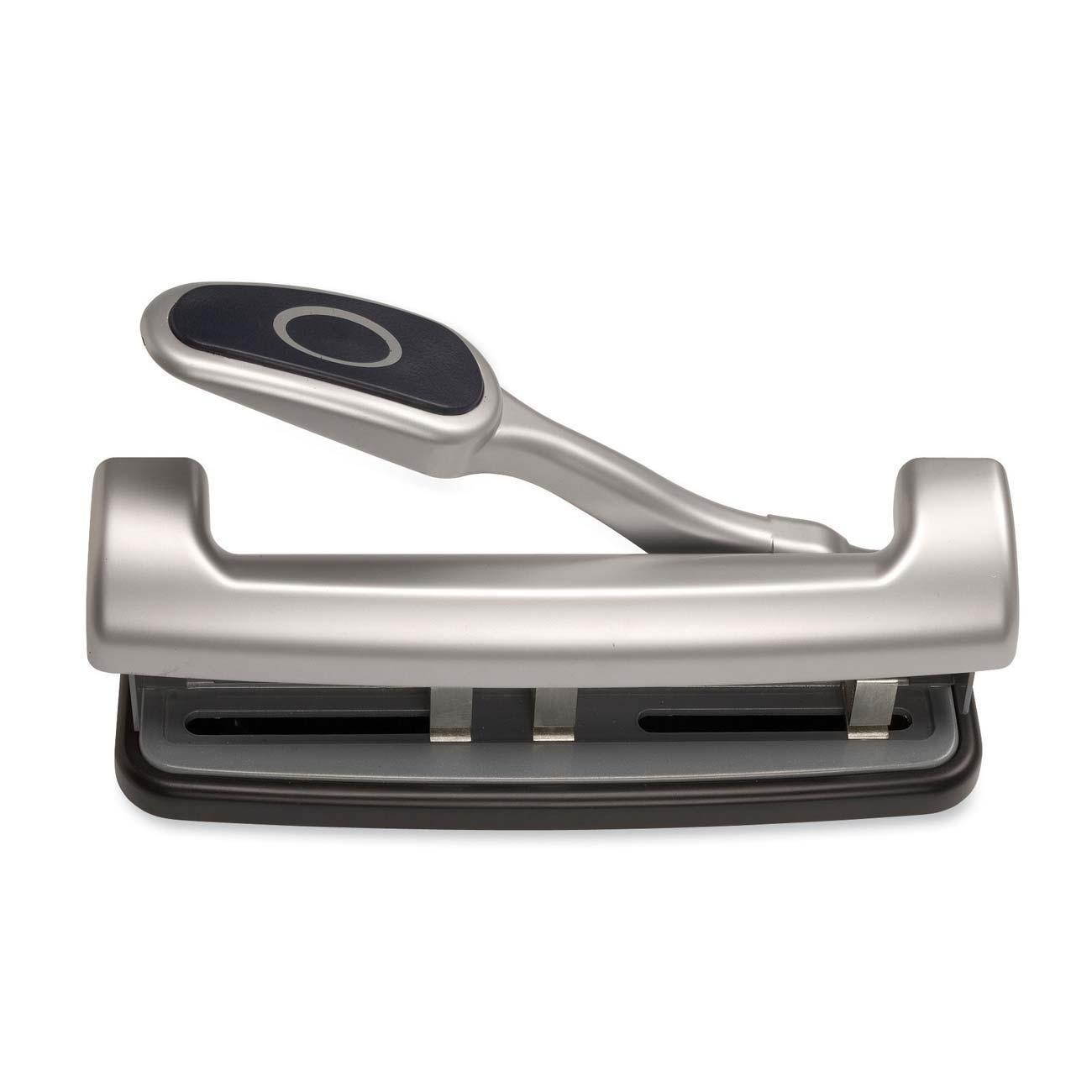 Officemate International Corp OIC90050 2-3 Hole Puncher- Adjustable- w- Lever Handle- 15-SH Capacity