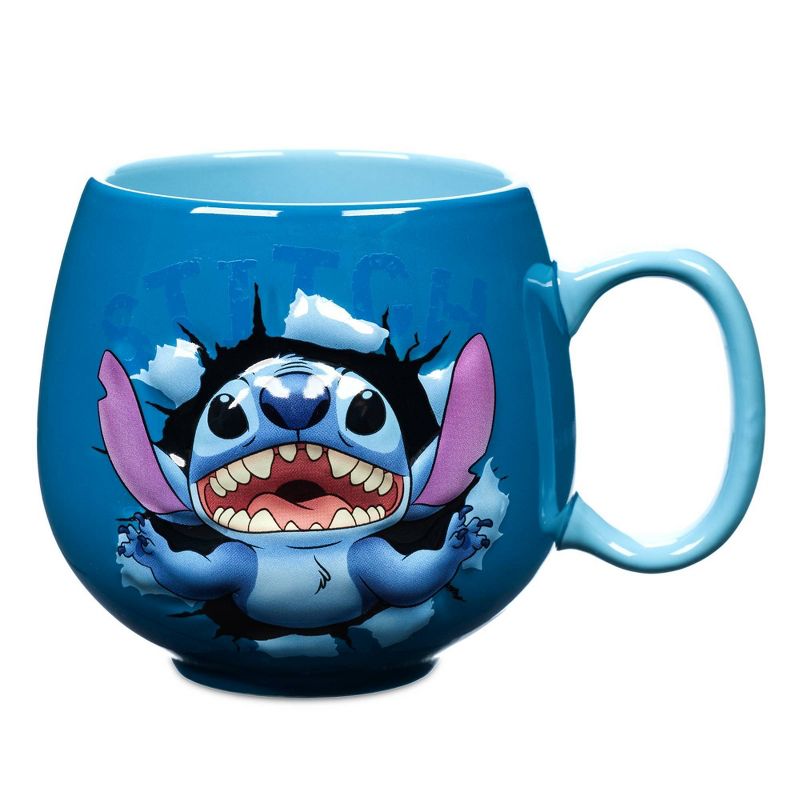 Disney Lilo and Stitch 14oz Ceramic Breaking Through Mug - Disney store