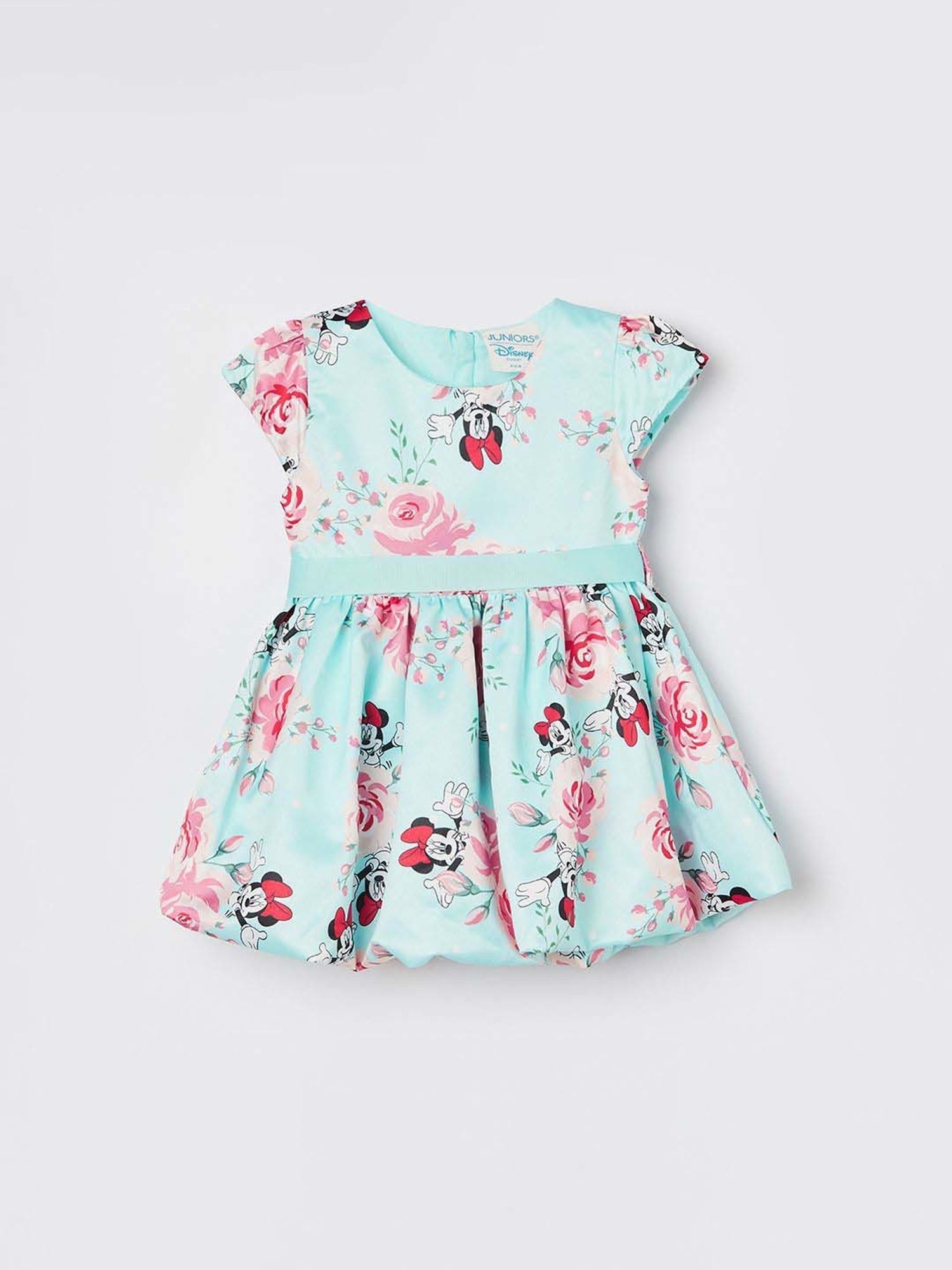 Juniors by Lifestyle Girls Blue Printed Dress