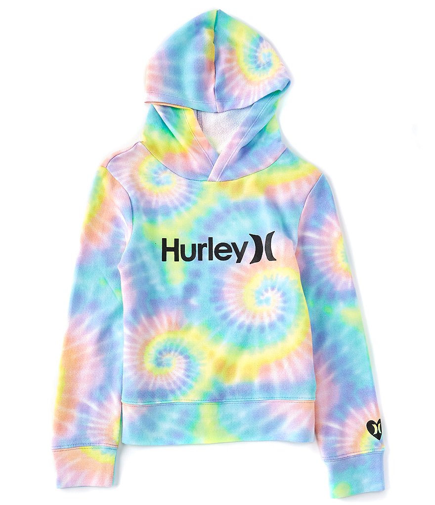 Hurley Big Girls 7-16 Tie-Dye Pullover Hoodie