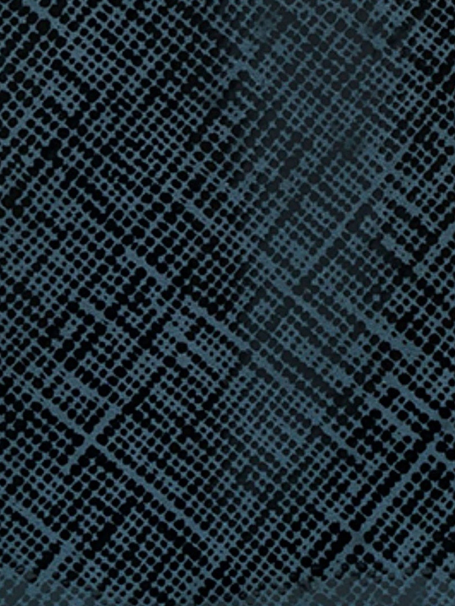 RI2K London Black Leather Medium Printed Handbag