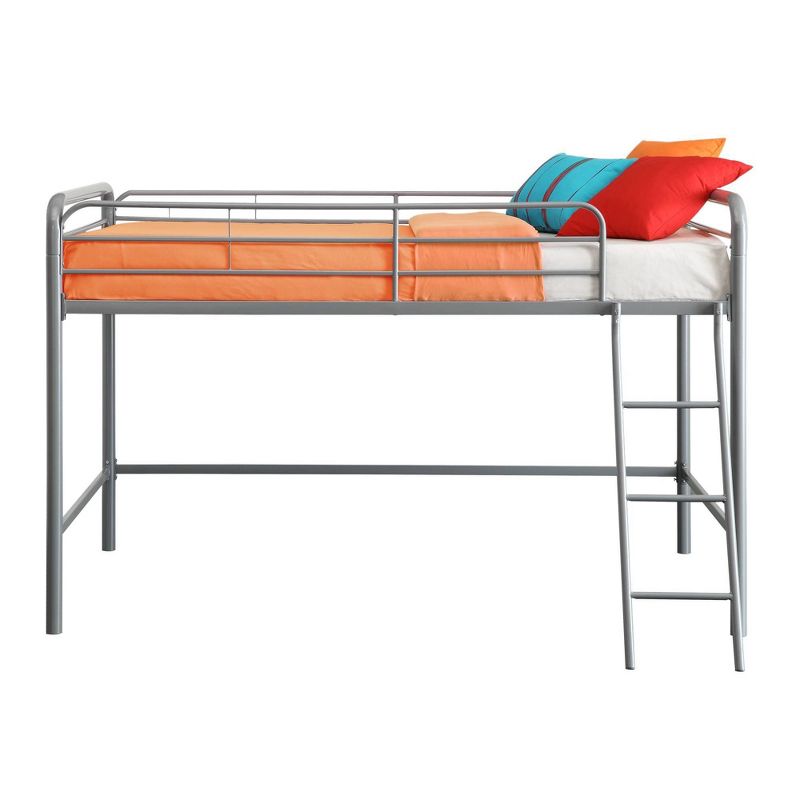 Adeline Junior Metal Loft Bed Silver - Room & Joy
