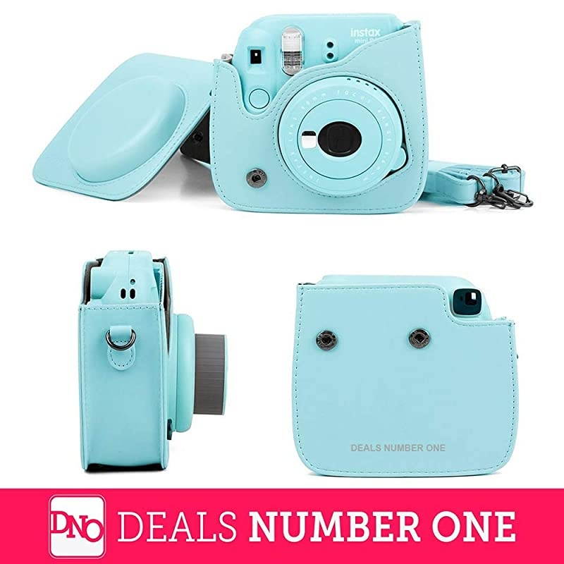 Instax Mini 9 Camera with Fuji Instant Film 40 Sheets amp Accessories Bundle Includes Case Filters Album Lens and More