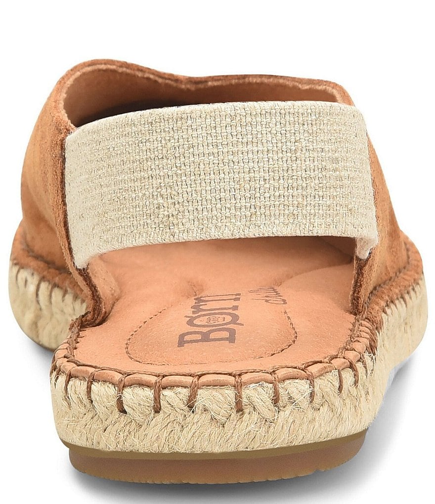Born Shilo Suede Slingback Espadrilles