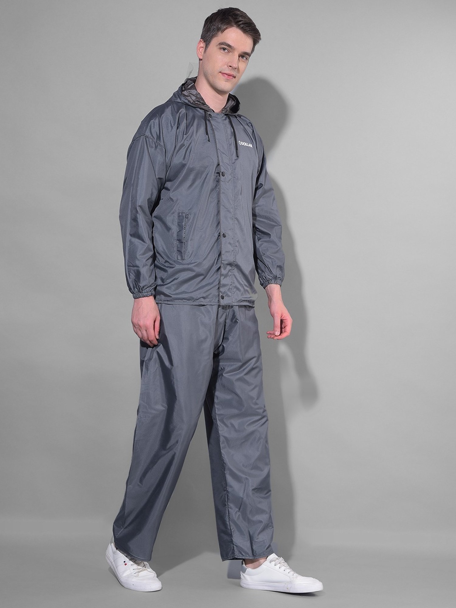 Dollar Grey Regular Fit Raincoat Set