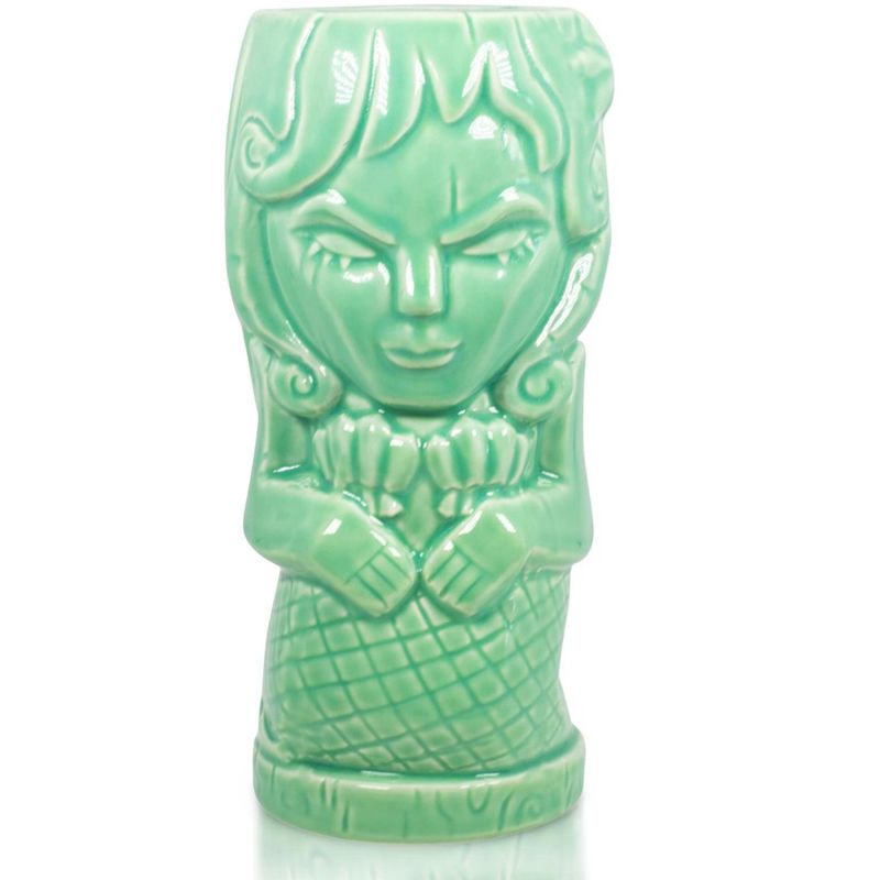 Beeline Creative Geeki Tikis Green Mermaid Fantasy Mug | Ceramic Tiki Style Cup | Holds 15 Ounces