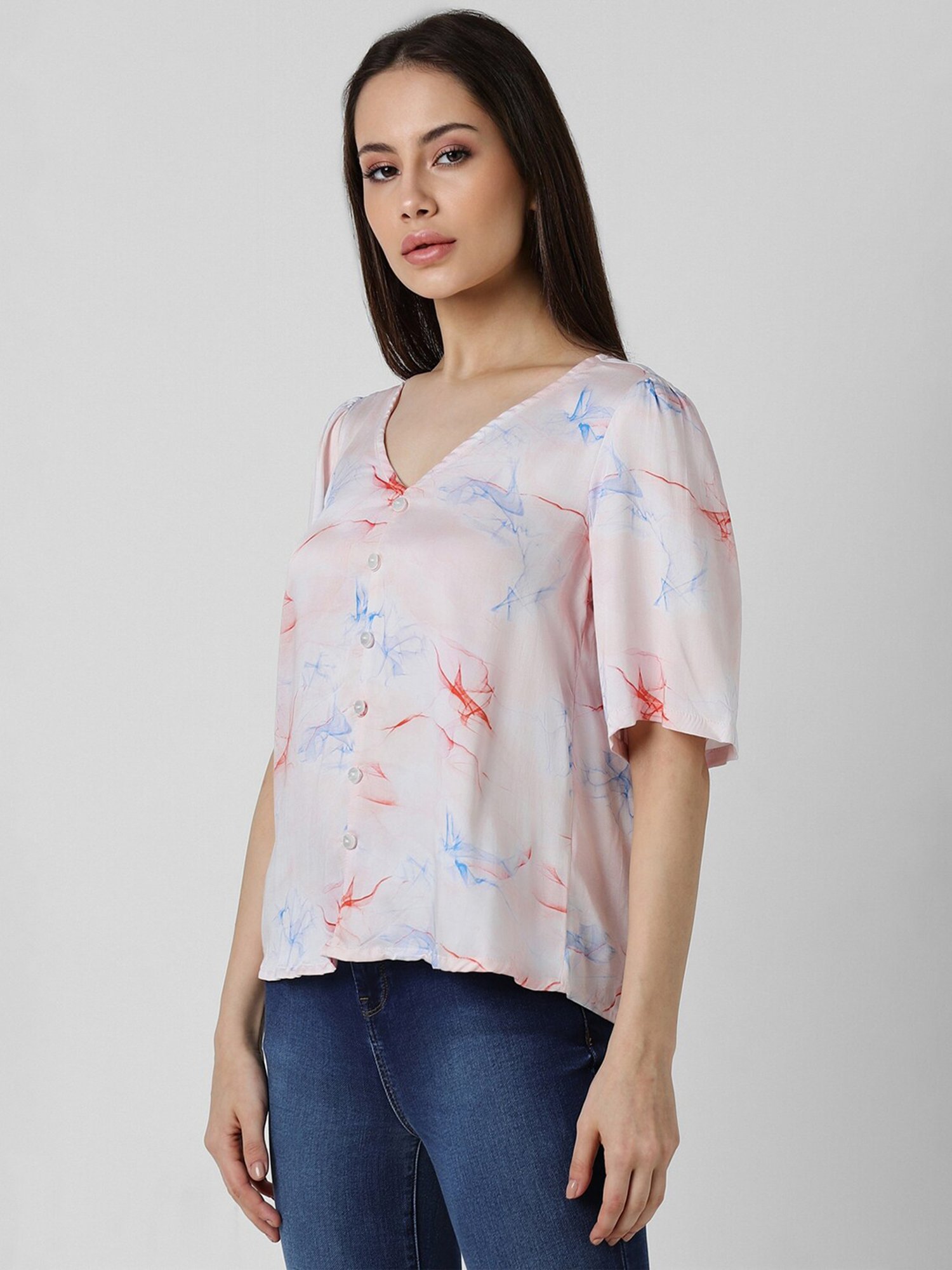 Van Heusen Pink Printed Top
