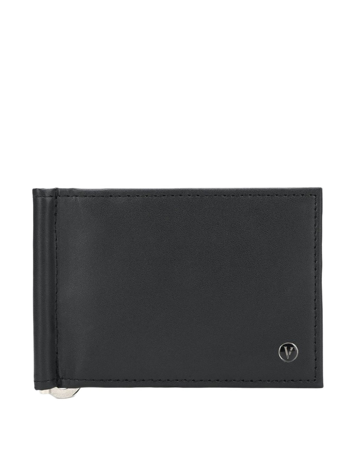Van Heusen Black Casual Money Clip Wallet for Men
