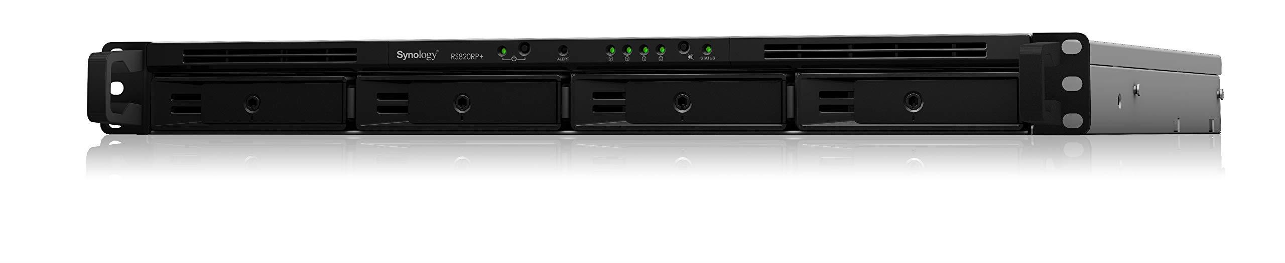 Synology RS820RP+ RackStation High Performance 1U Rackmount NAS