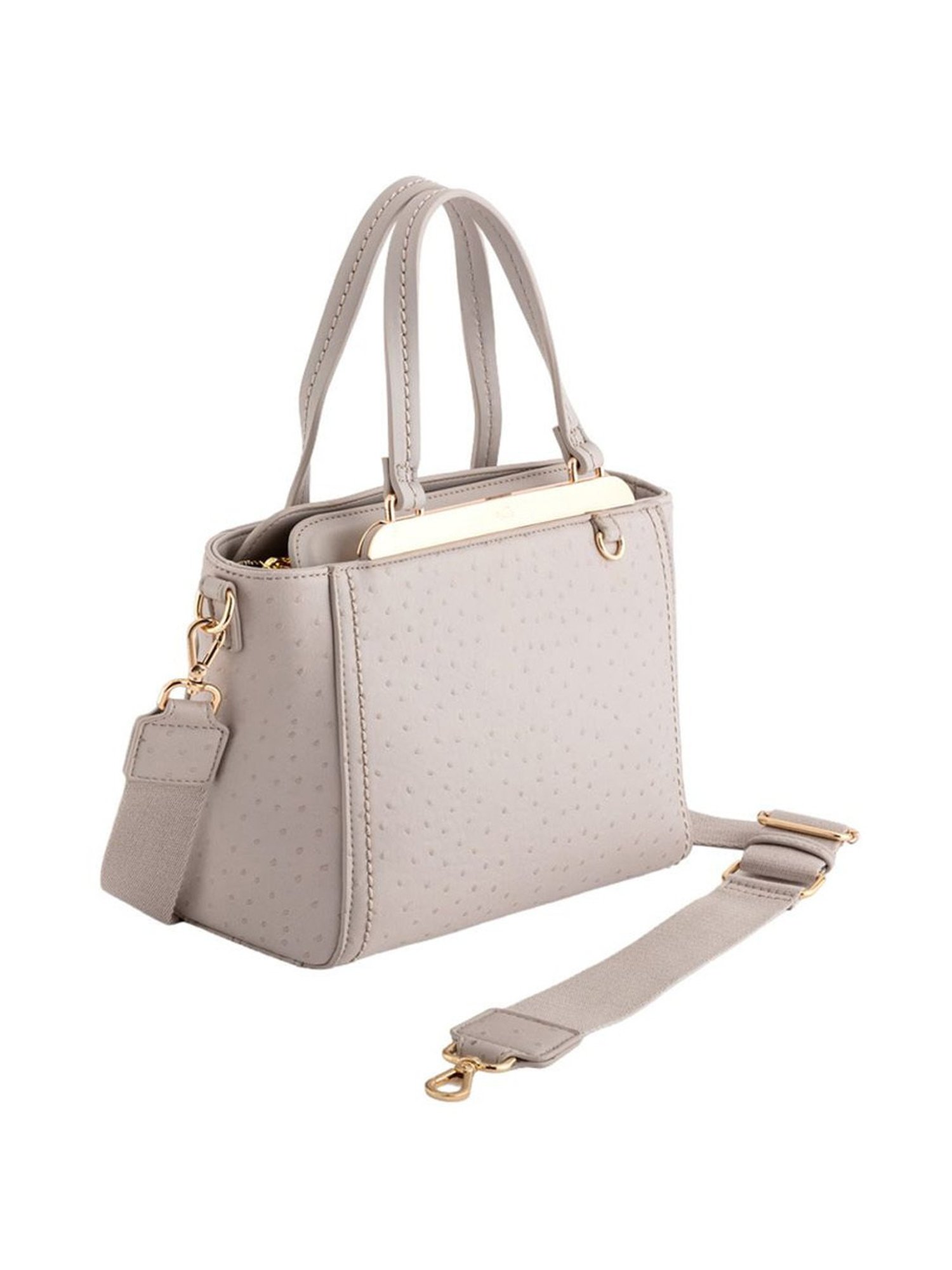 Carpisa Diva V2 Pearl Faux Leather Solid Handbag