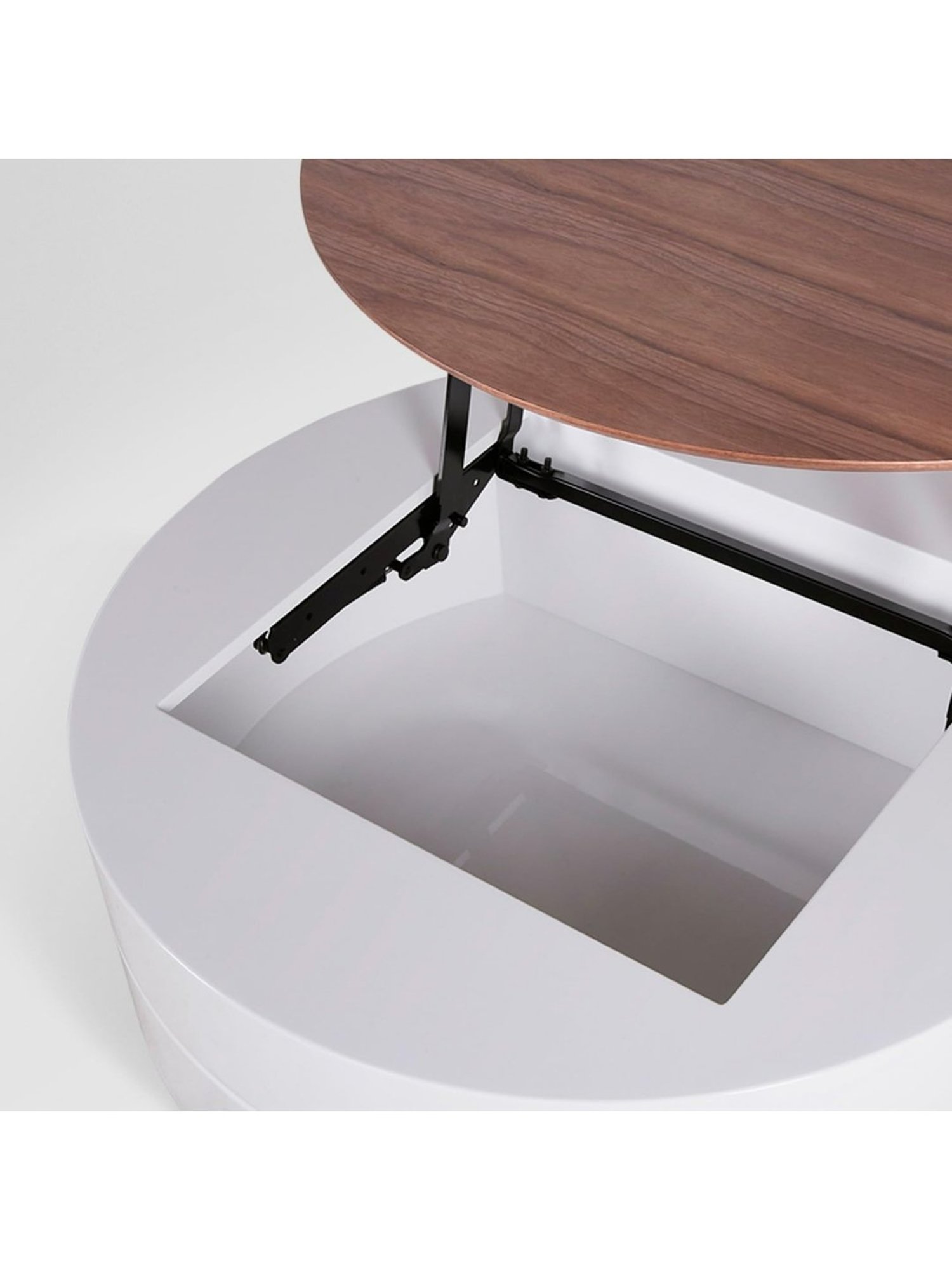 Godrej Interio Discus White Engineered Wood Coffee Table