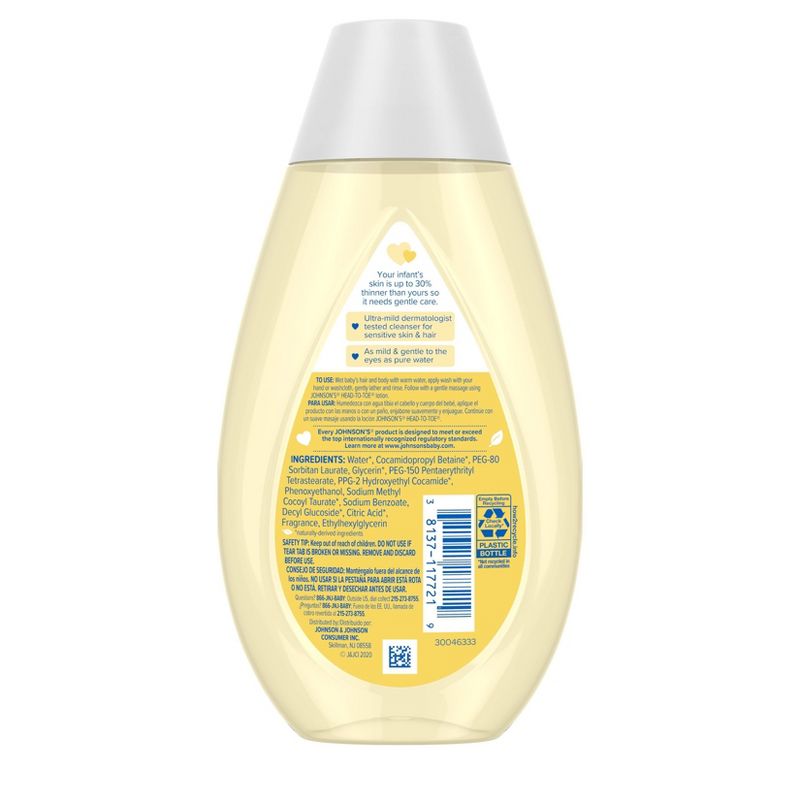 Johnson's Head-To-Toe Baby Wash and Shampoo - 10.2 fl oz