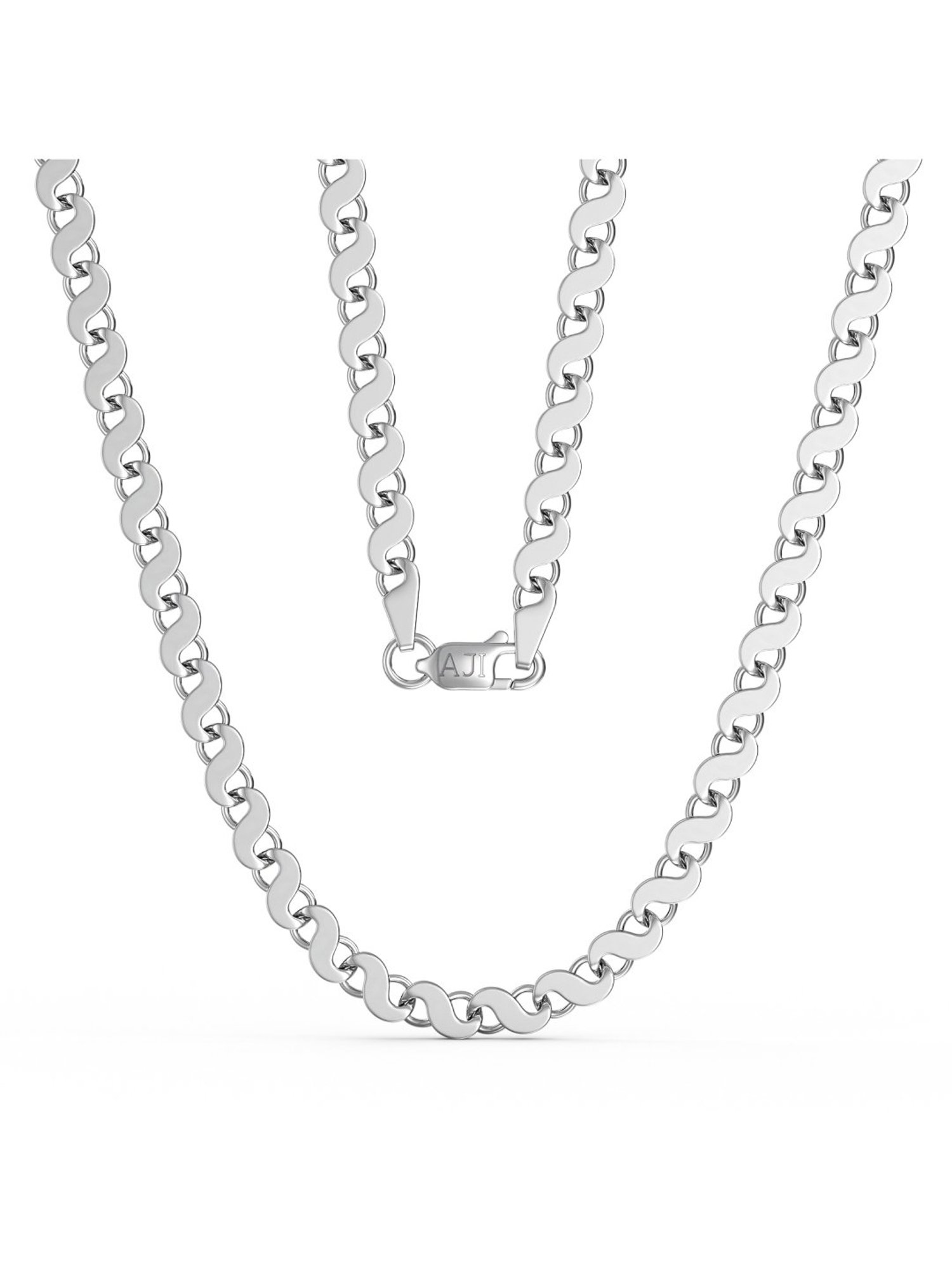 Joyalukkas 92.5 Sterling Silver Elegance Silver Chain for Men