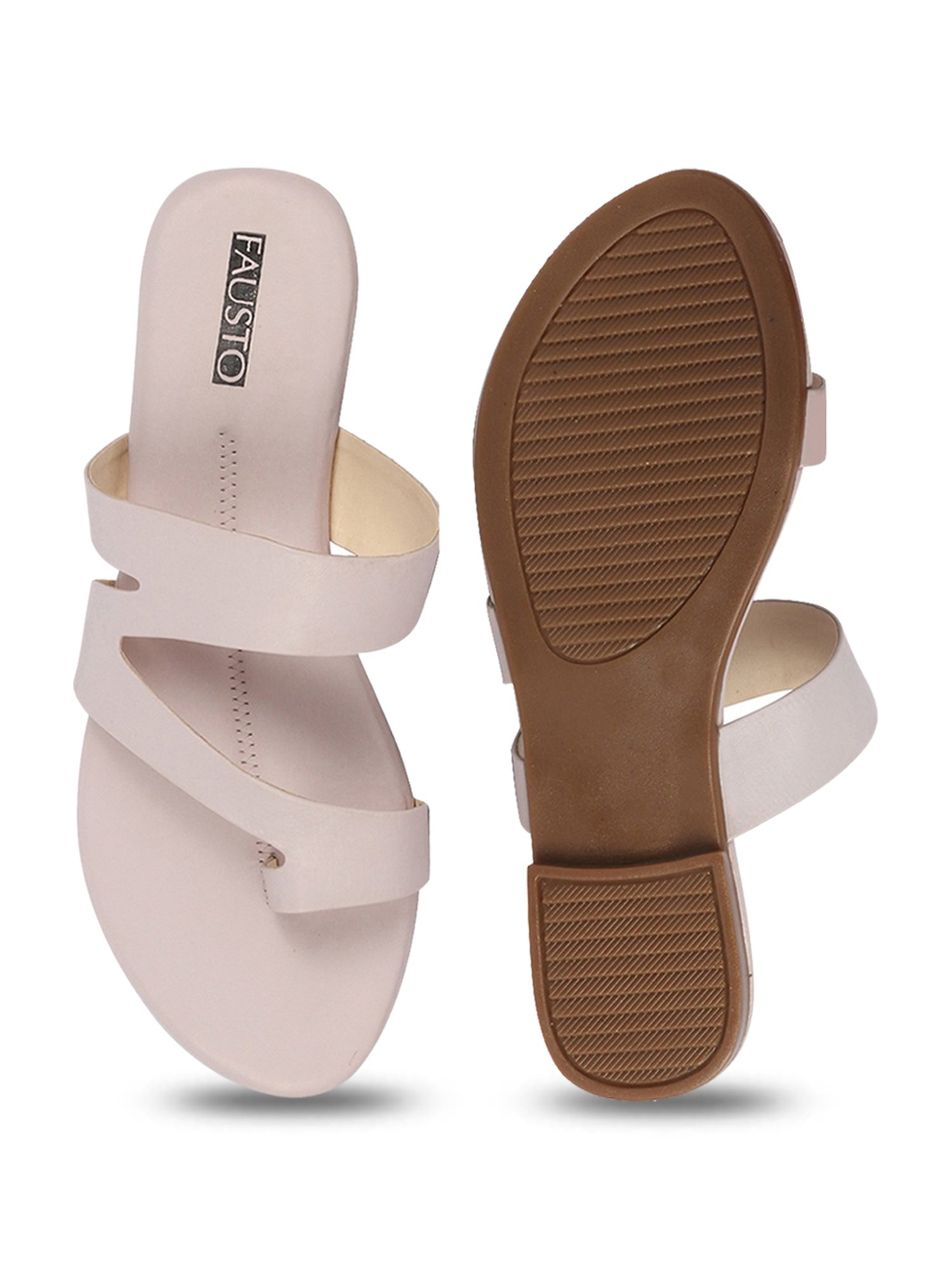 Fausto Women's Lavender Toe Ring Sandals