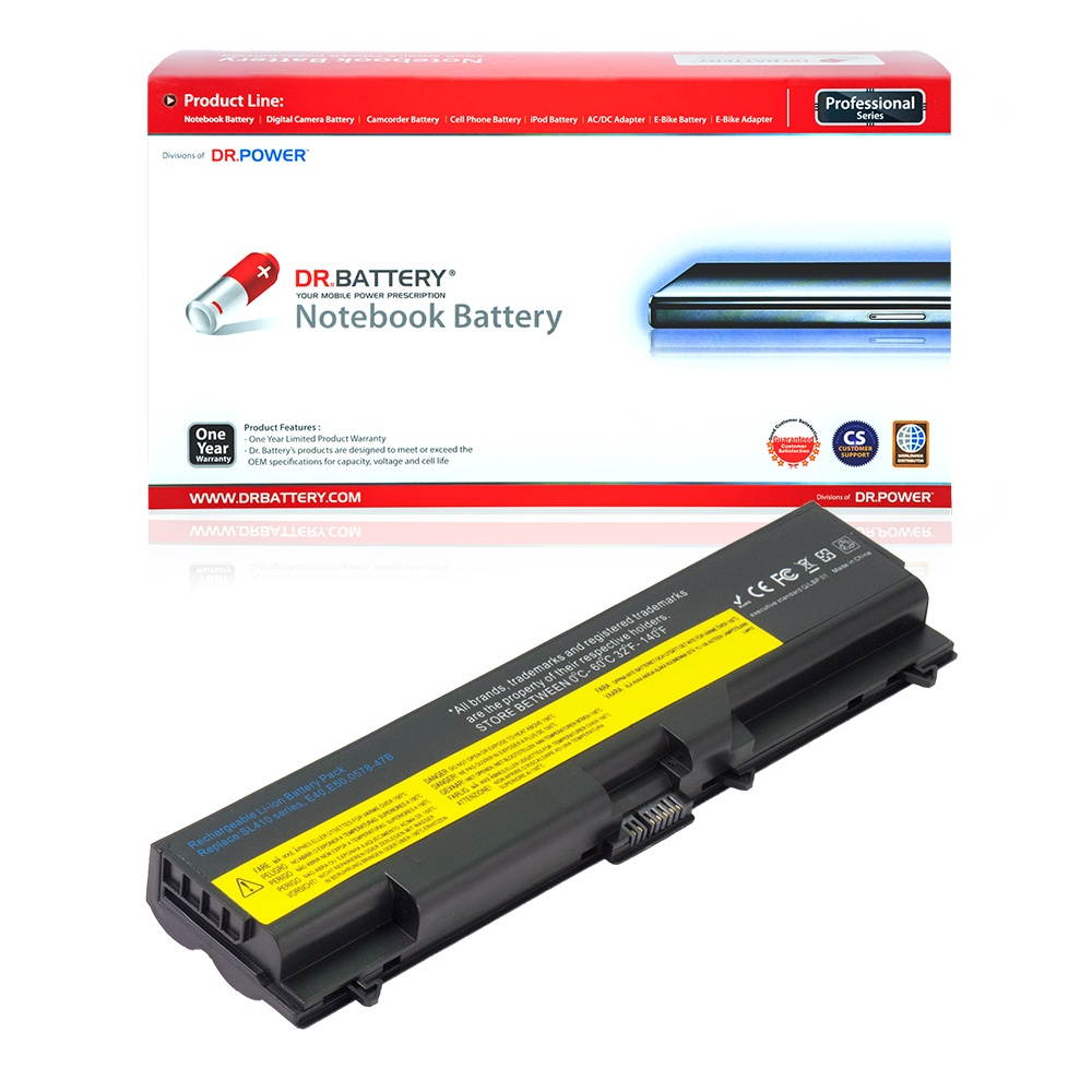 DR. BATTERY - Replacement for Lenovo ThinkPad L510 / L512 / L520 / T410 / T410i / T420 / T420i / T510 / T510i / 42T4731 / 42T4732 / 42T4733 / 42T4734 / 42T4735 / 42T4736 / 42T4737 / 42T4738