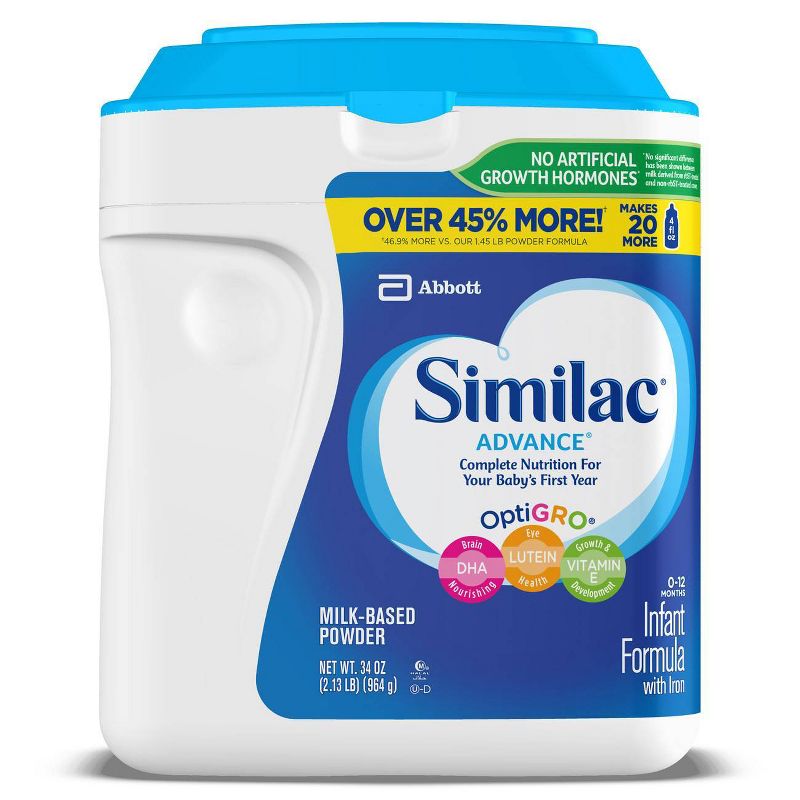 Similac Advance Infant Formula with Iron Powder - 34oz