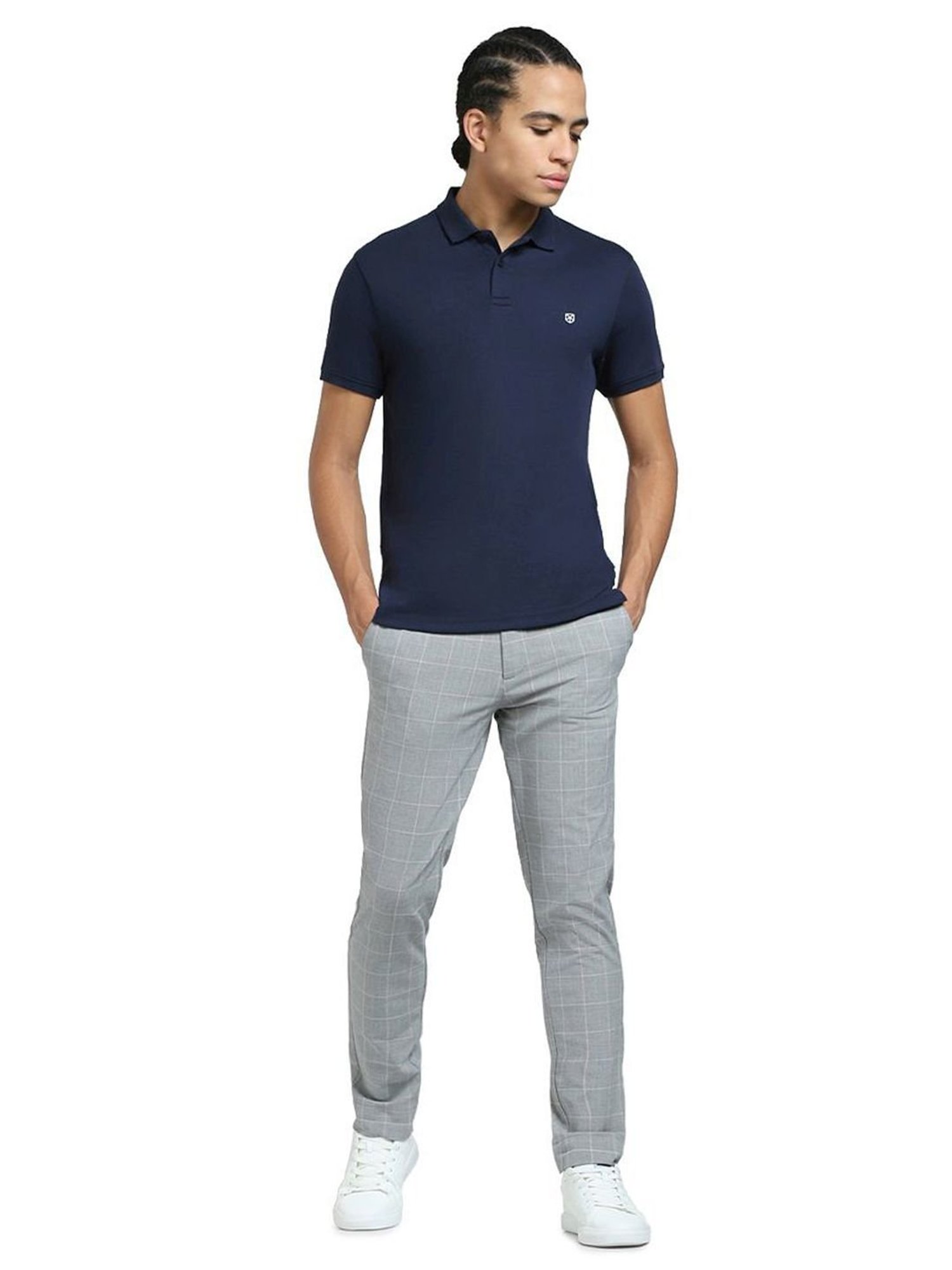 Levi's Pink Cotton Slim Fit Texture Henley T-Shirt