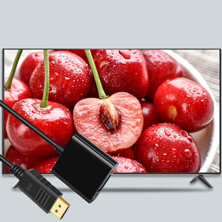 DP to VDP to VGA converter DP TO VGA HD computer TV conversion cableGA converter DP TO VGA HD computer TV conversion cable