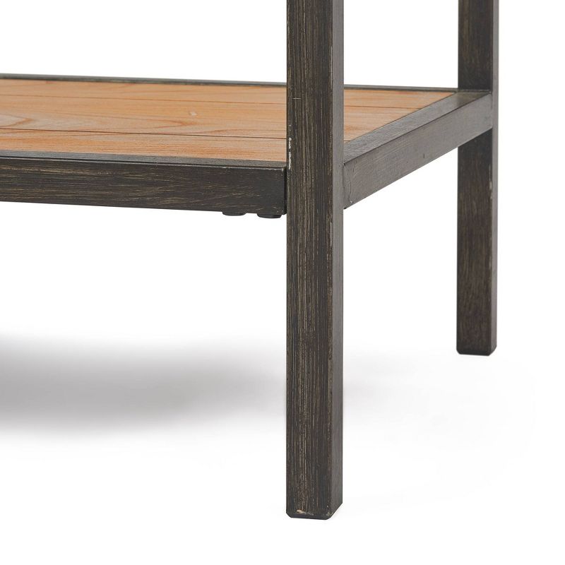 Nolan 2 Tier Console Table Brown - ClickDecor