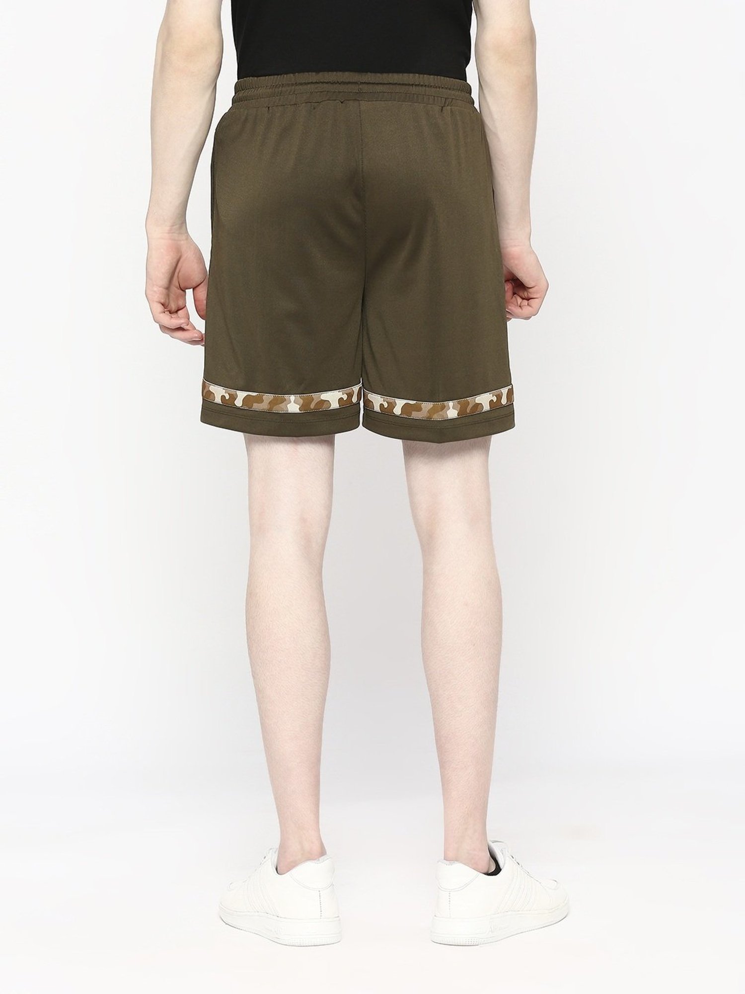 Fitz Olive Slim Fit Shorts