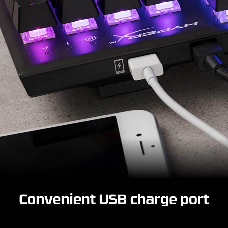 Alloy FPS RGB - Mechanical Gaming Keyboard, Controlled Light & Macro Customization, Silver Speed Switches, RGB LED Backlit