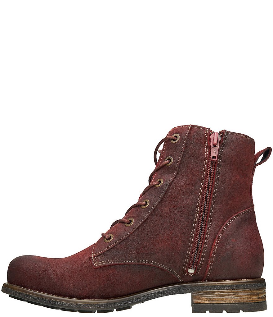 Taos Footwear Boot Camp Suede Faux Fur Lined Booties