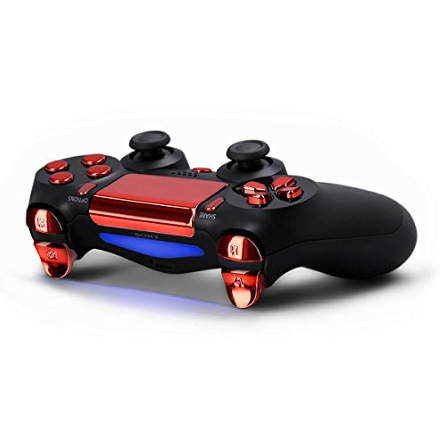 kwmobile plastic keys for playstation 4 in red