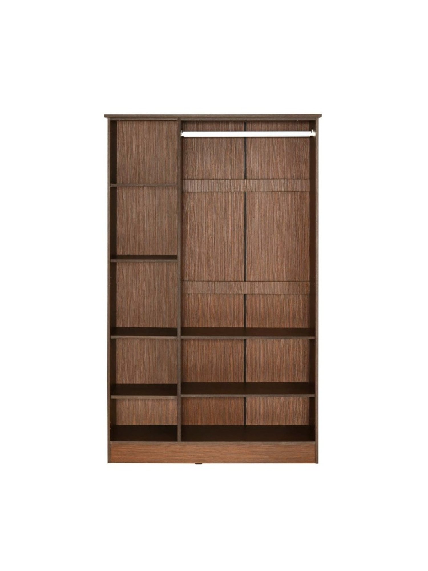 Godrej Interio Ewa Brown Engineered Wood 4 Door Wardrobe
