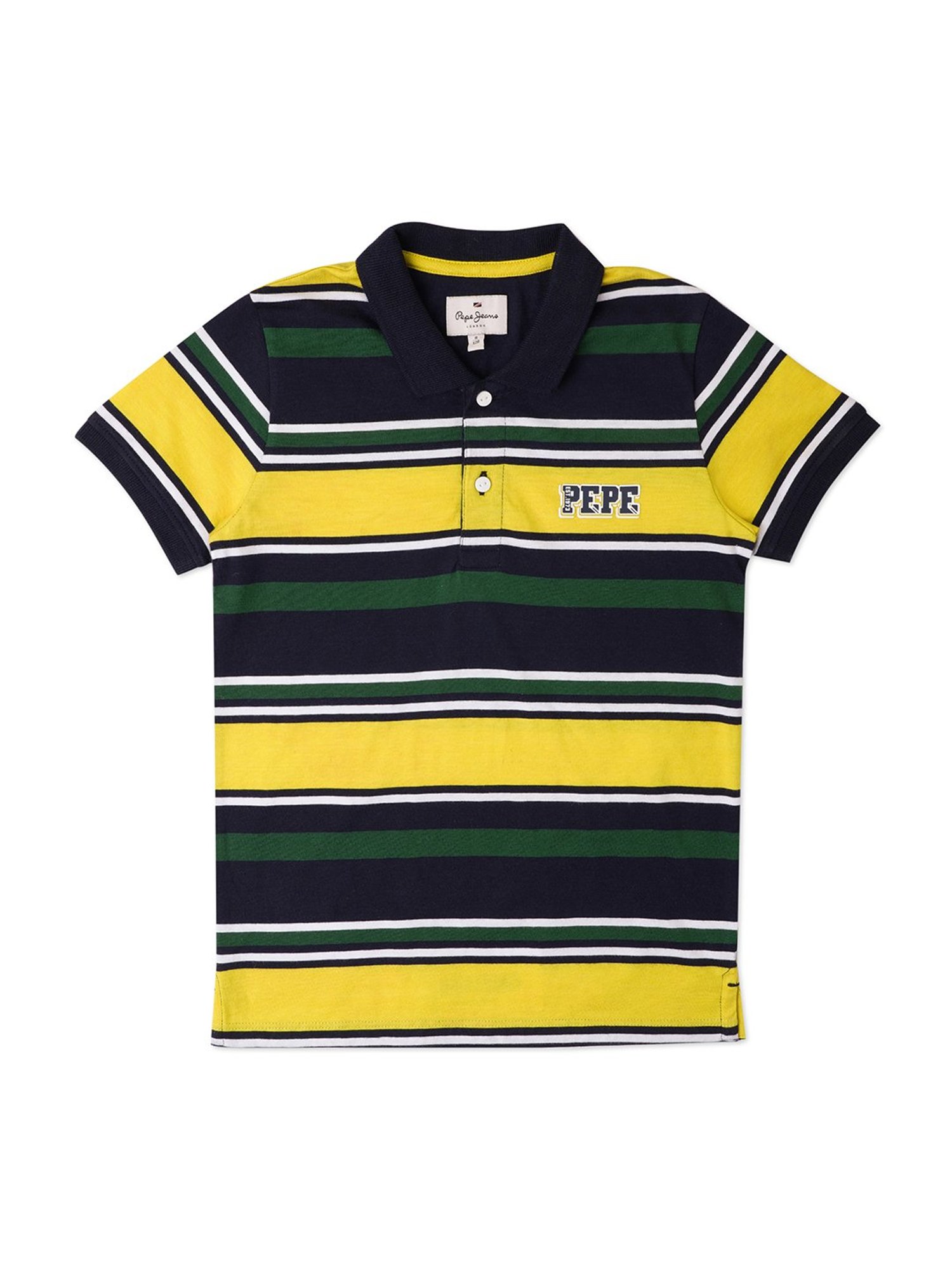 Pepe Jeans Kids Multicolor Striped Polo T-Shirt
